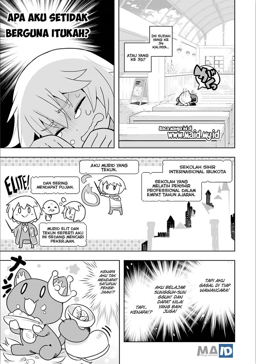 Wakamono no Kuro Mahou Hanare ga Shinkoku desu ga, Shuushoku shite Mitara Taiguu Iishi, Shachou mo Tsukaima mo Kawaikute Saikou desu Chapter 01 Gambar 9